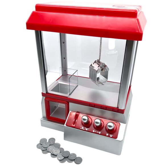 Toy Claw Machine Arcade Game Candy Grabber Crane w/ Coins Lights Sounds Gift - Picture 8 of 16